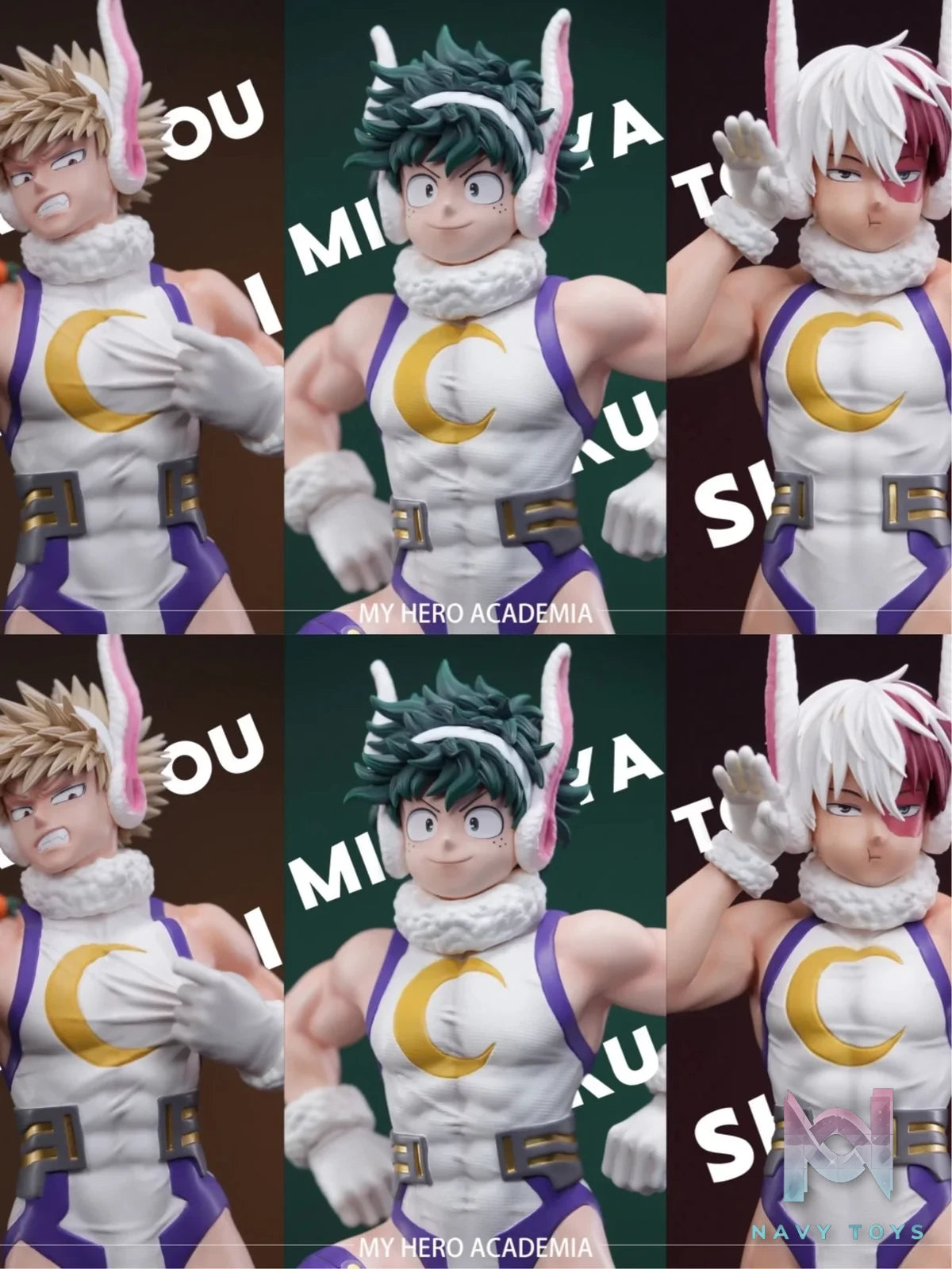 Midoriya Izuku/Bakugou Katsuki/Todoroki Shoto Cosplay Bunny - My Hero Academia - Weare A Design resin statue Weare a Design Studio anime figure
