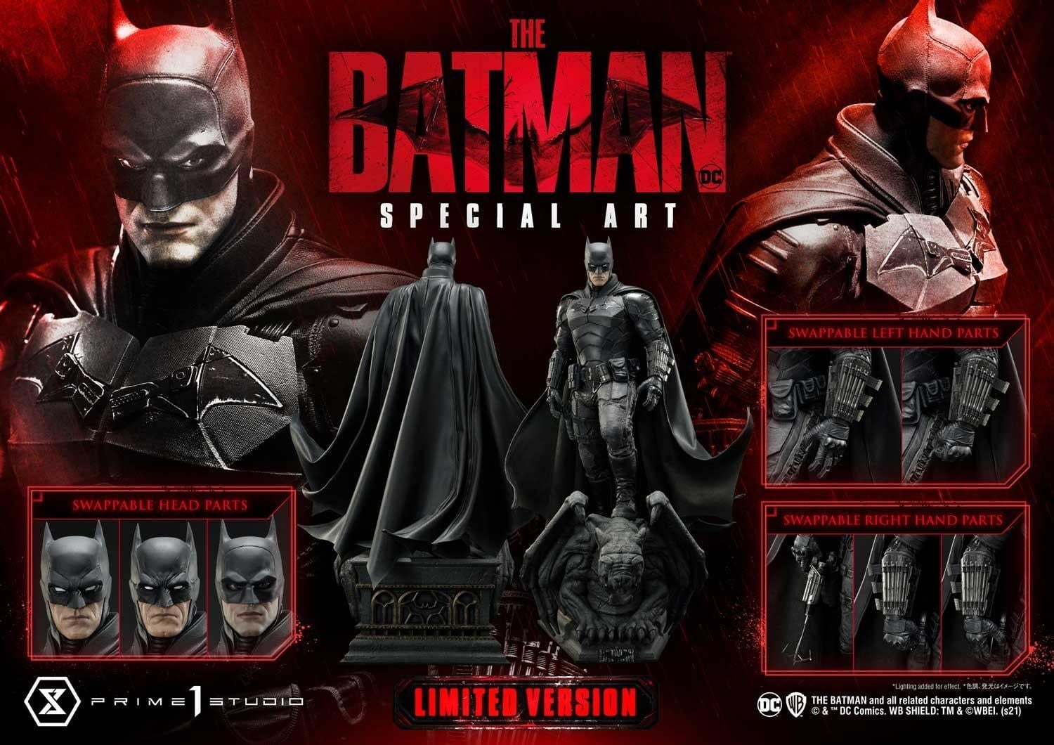 The Batman - Prime 1 Studio (MMTBM - 01; MMTBM - 02LM) resin statue Prime 1 Studio anime figure