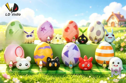 LD Studio – Digimon Series Botamon X Poyomon X Punimon X YukimiBotamon Digimon