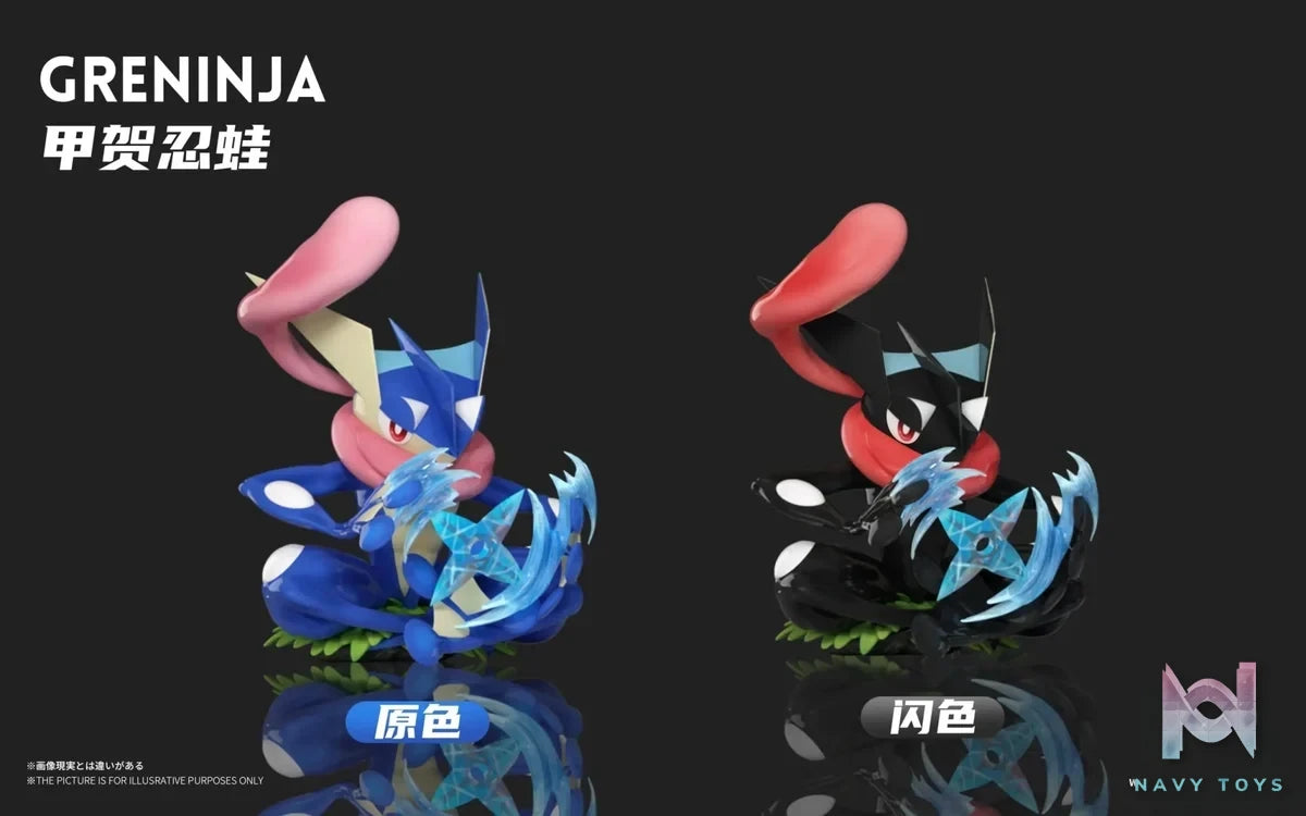 Wonder Studio - Pokémon Greninja resin statue Navy Toys anime figure