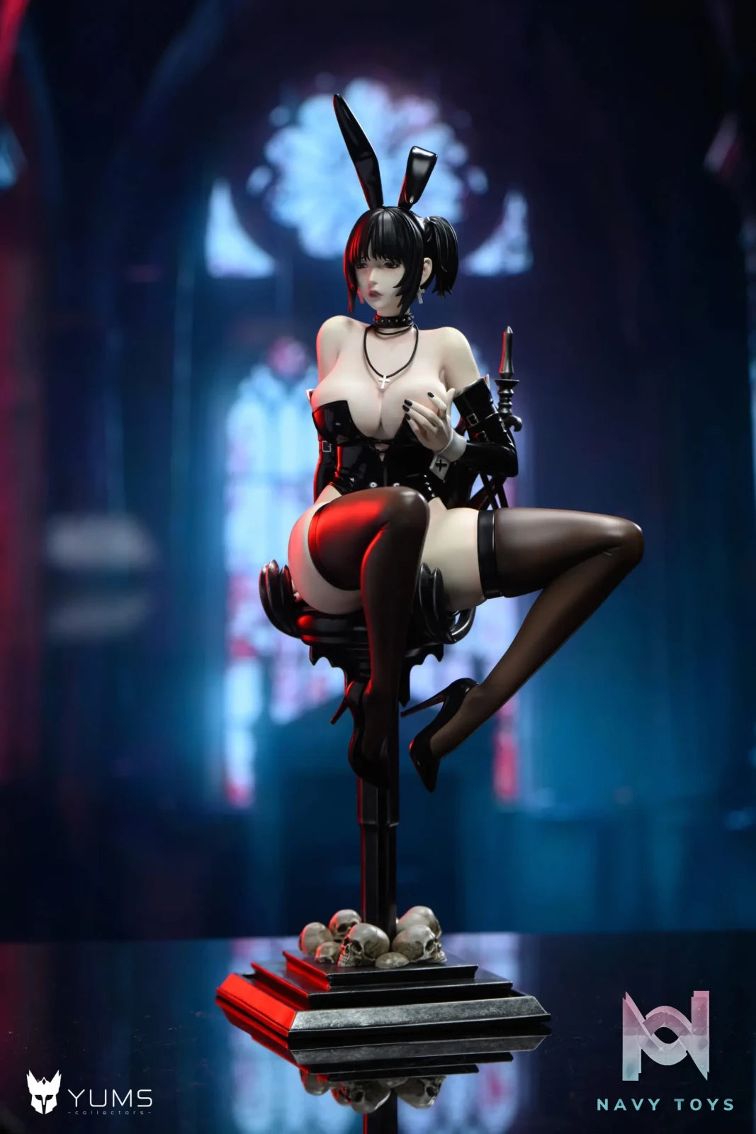 YUMS-Collectors Studio – Mikasa Ackerman Gothic Bunny Girl Attack On Titan