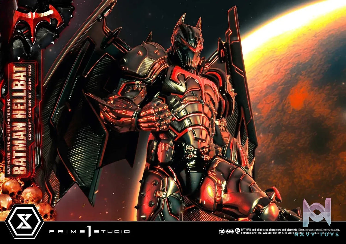 Prime 1 Studio – Ultimate Premium Masterline Batman (Comics) Batman Hellbat Concept Design by Josh Nizzi UPMDC-06 UPMDC-06DX UPMDC-06DXS (Licensed)