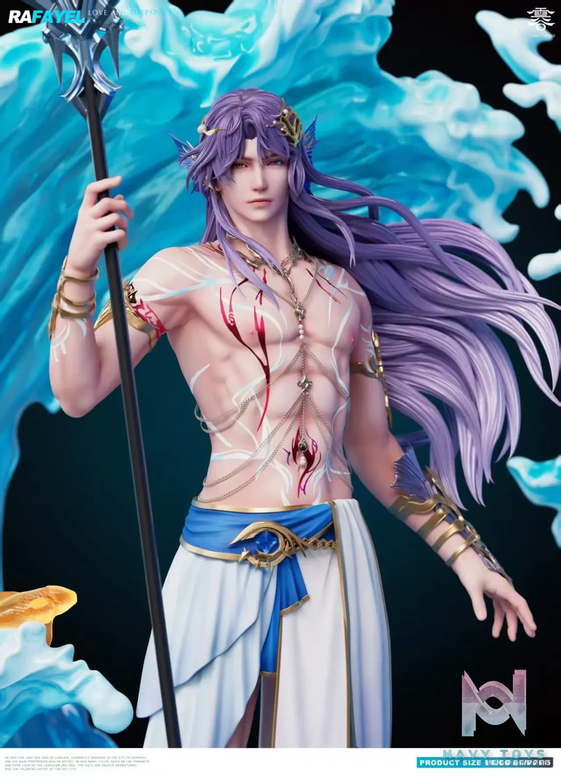 Yun Gu Studio – Love and Deepspace 1/6 Statue Mermaid Rafayel