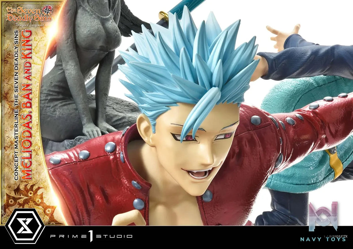 Prime 1 Studio – Concept Masterline The Seven Deadly Sins Meliodas, Ban and King CMNTZ-01 CMNTZ-01DXS (Licensed)