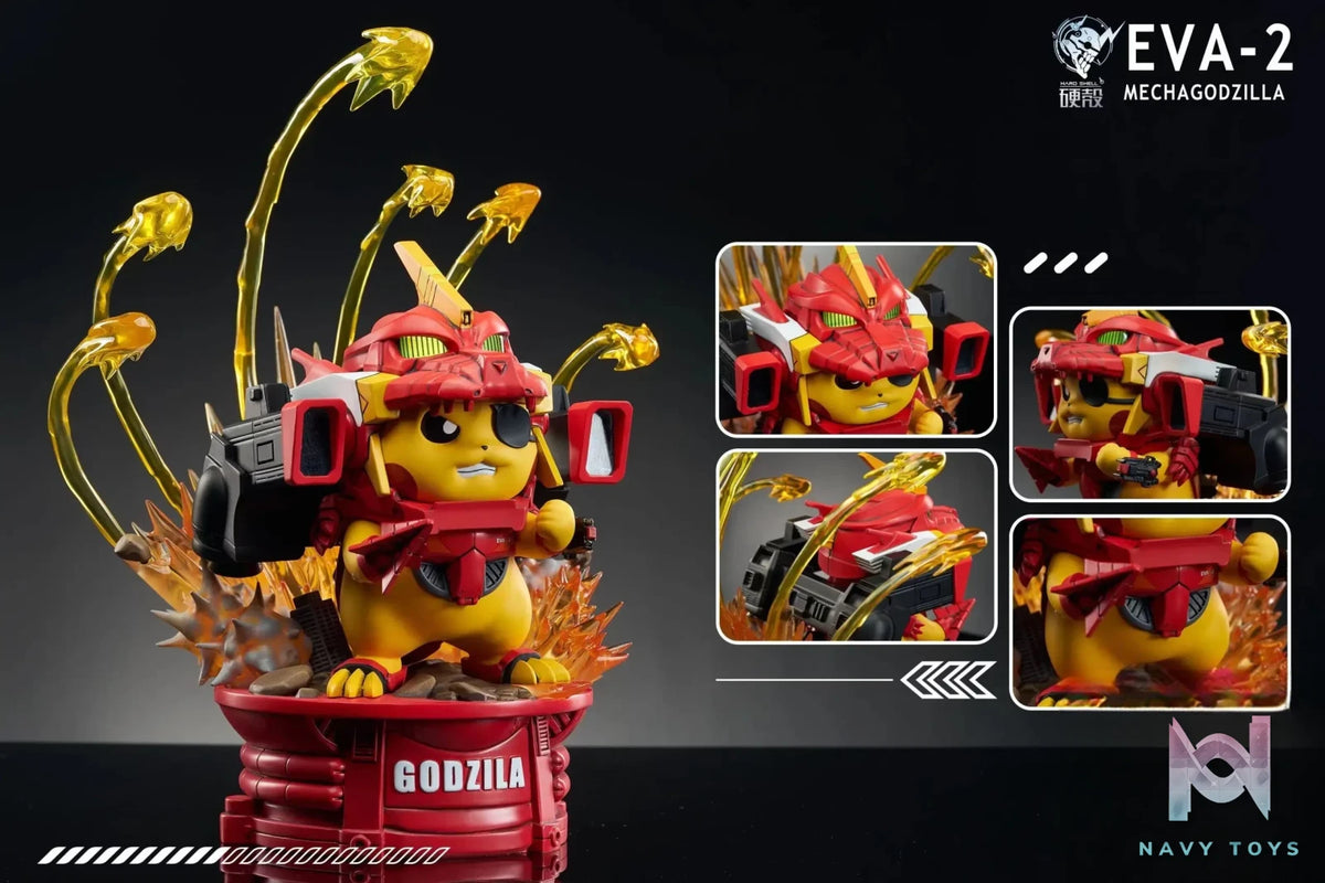 Hard Shell Studio – Pokemon Mecha Godzilla Pikachu