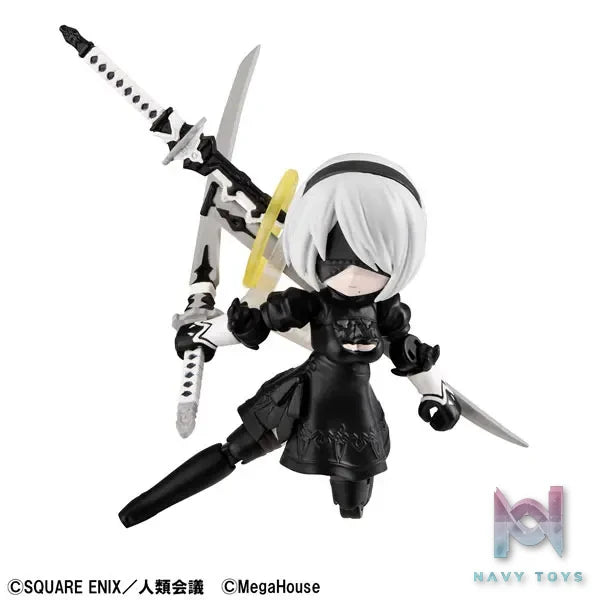 MegaHouse Studio – Desktop Army NieR:Automata Ver1.1a Collab 2B Posable Figure (Licensed)
