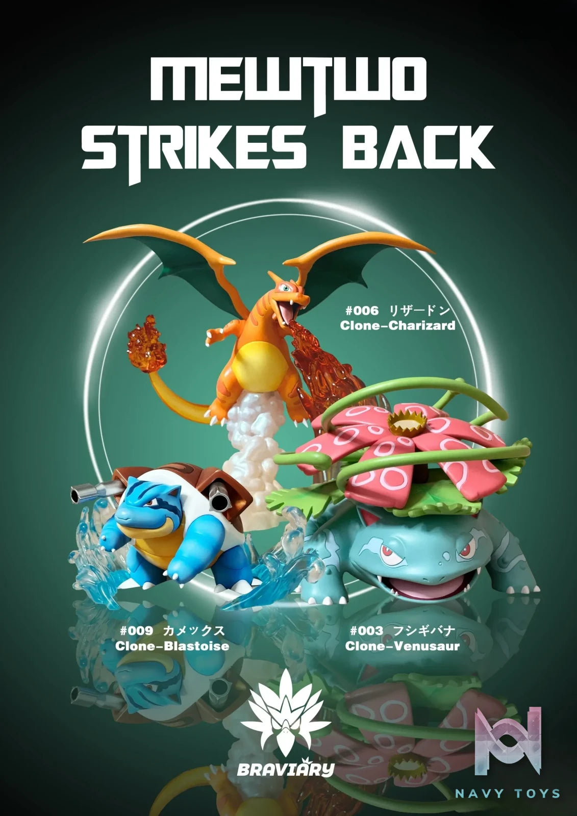 Braviary Studio – Pokémon Blastoise & Charizard