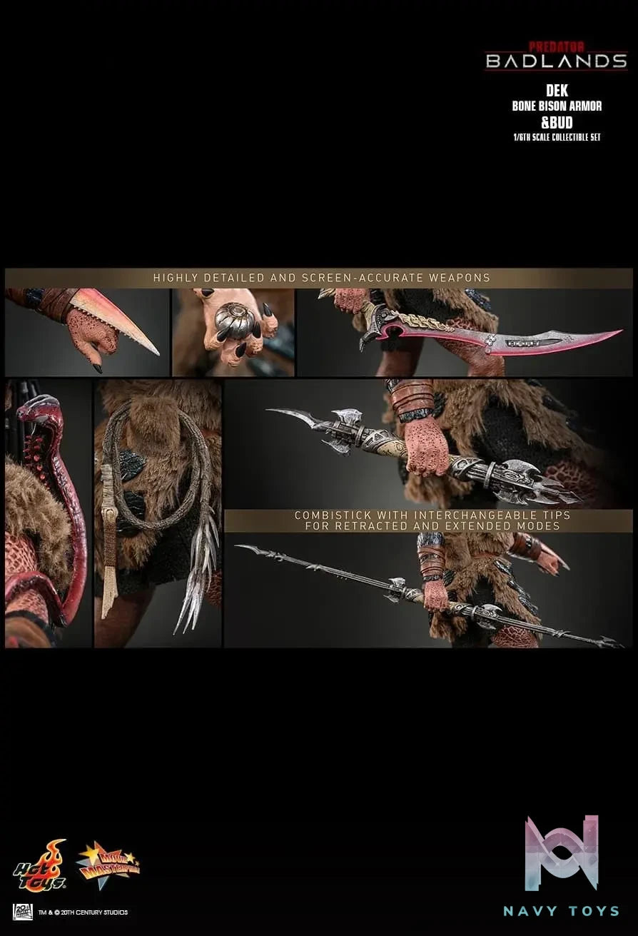 Hottoys – Badlands Dek (Bone Bison Armor) and Bud 1/6th scale Collectible Set MMS873 (Licensed)