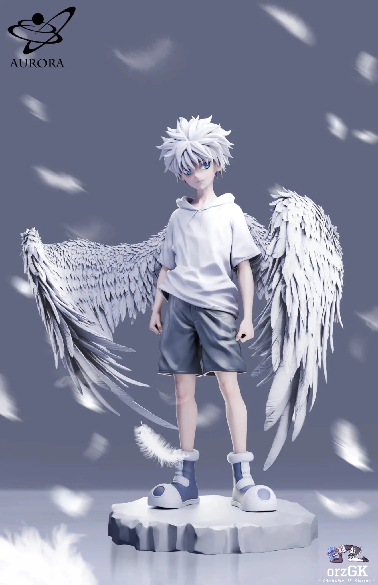 Aurora Studio - HUNTER×HUNTER Little Angel Series Killua Zoldyck resin statue Navy Toys anime figure