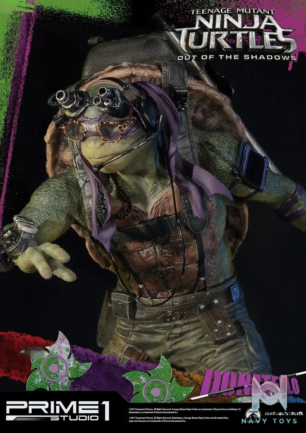 Prime 1 Studio – Premium Masterline Teenage Mutant Ninja Turtles: Out of the Shadows (Film) Donatello PMTMNT-05 (Licensed)