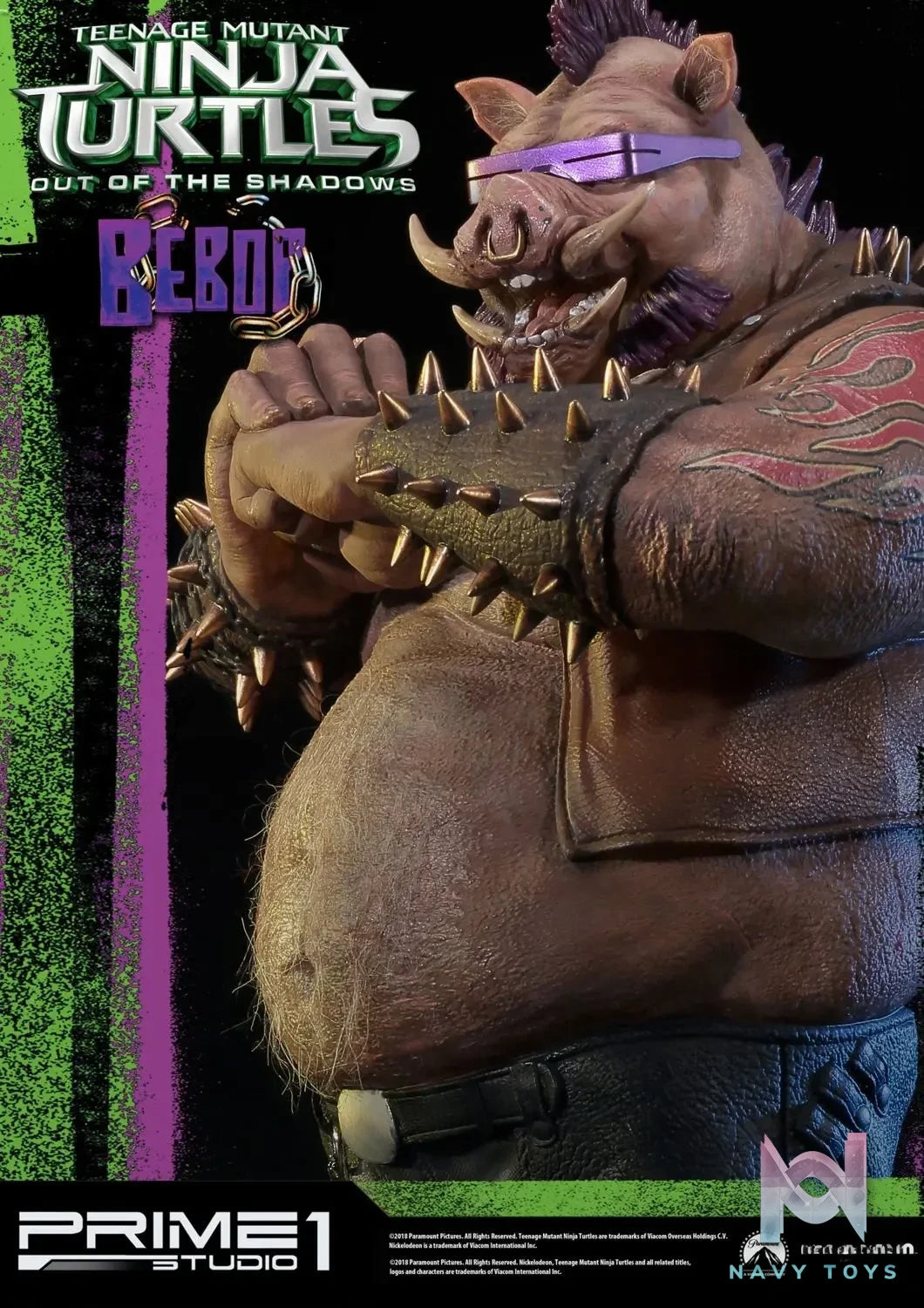 Prime 1 Studio – Premium Masterline Teenage Mutant Ninja Turtles: Out of the Shadows (Film) Bebop PMTMNT-01 (Licensed)