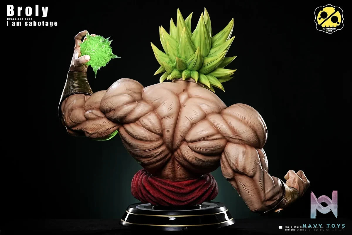 2% Studio - Dragon Ball Broly Bust resin statue Navy Toys anime figure