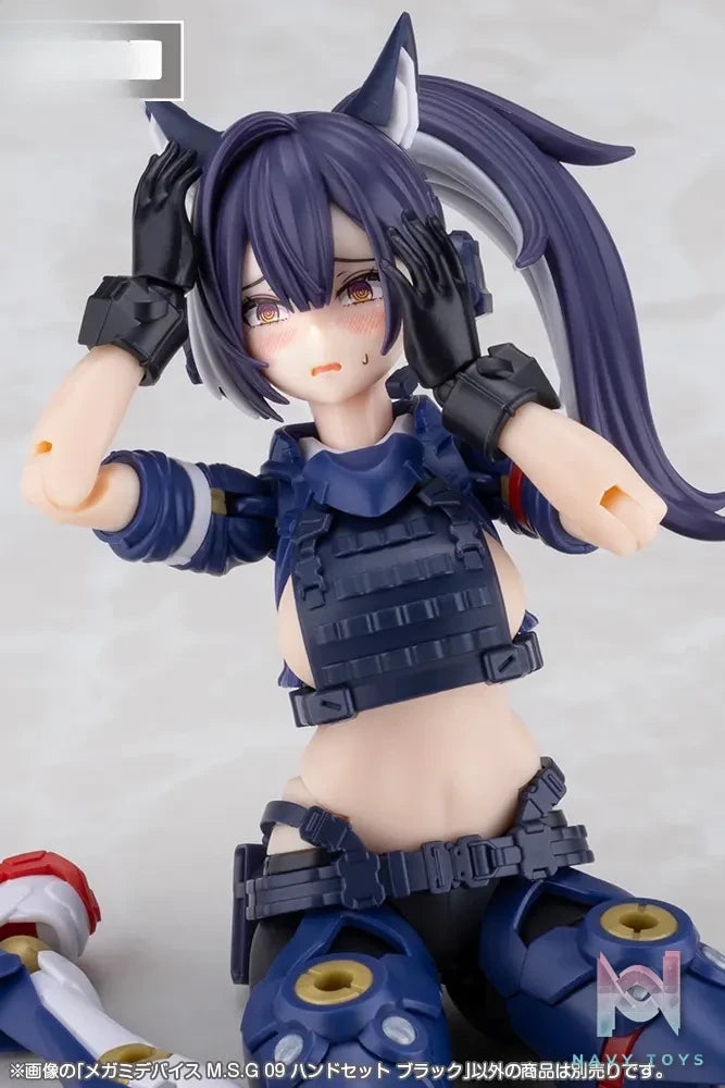 Kotobukiya – Megami Device M.S.G 09 Hand Set White X Black (Licensed)