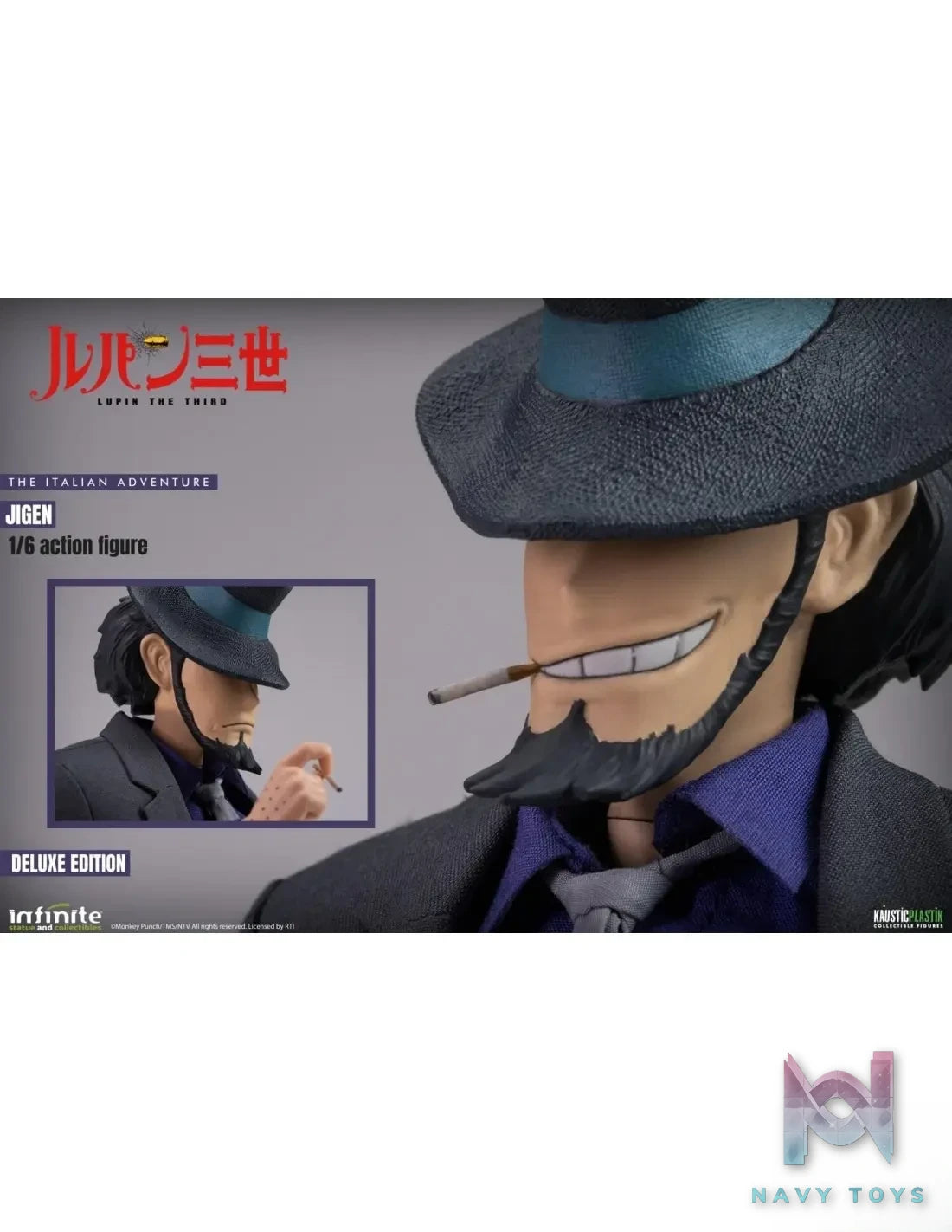 Infinite Statue – Lupin The 3rd The Italian Adventure 1/6 Action Figure Daisuke Jigen (Licensed)