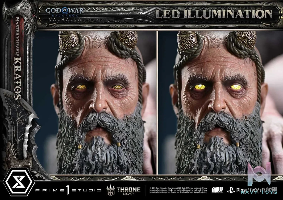 Prime 1 Studio – God of War: Ragnarok Master Thyself Kratos 1/3 Scale Statue TLCGOW-01 TLCGOW-01S (Licensed)