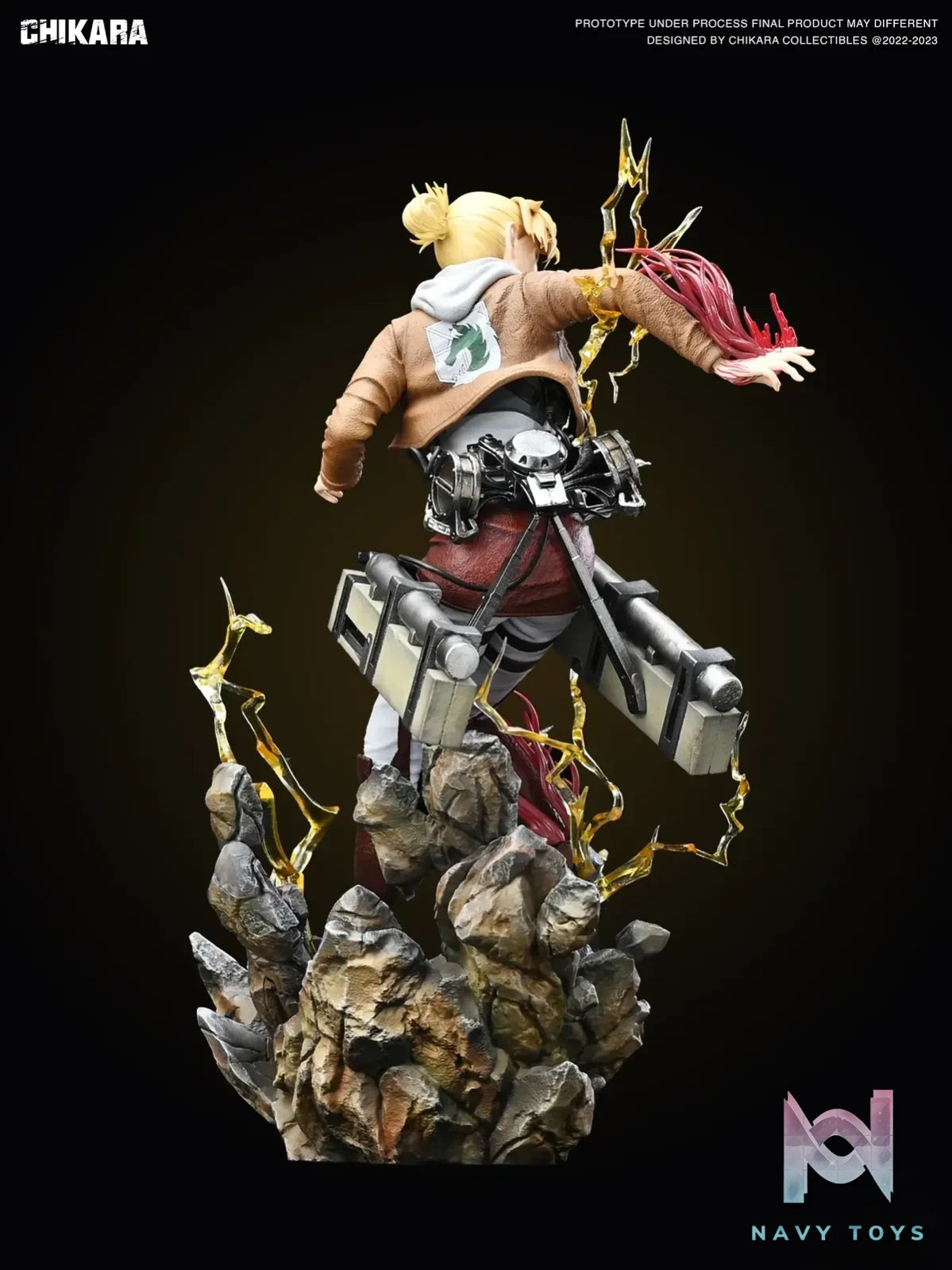CHIKARA Studio - Attack on Titan Annie Leonhart resin statue Navy Toys anime figure