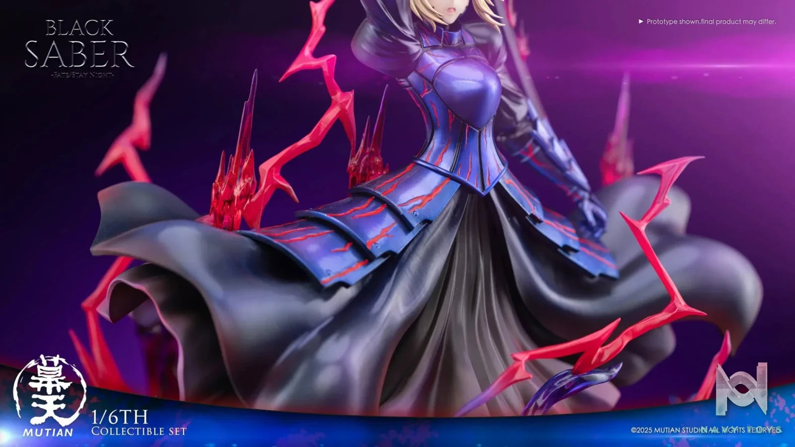 Mu Tian Studio - Fate/stay night Heaven's Feel Saber Alter resin statue Navy Toys anime figure