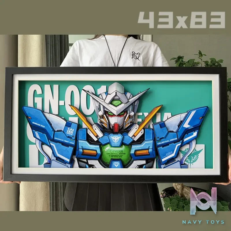 KALA HOME Studio – Gundam Exia 3D Decorative Painting Gundam