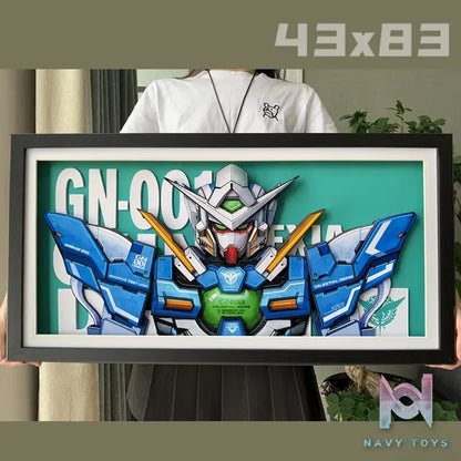 KALA HOME Studio – Gundam Exia 3D Decorative Painting Gundam