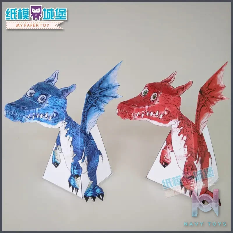 Qian Zhi Lu Studio – Animal Series Visual illusion 3D Paper Model DIY