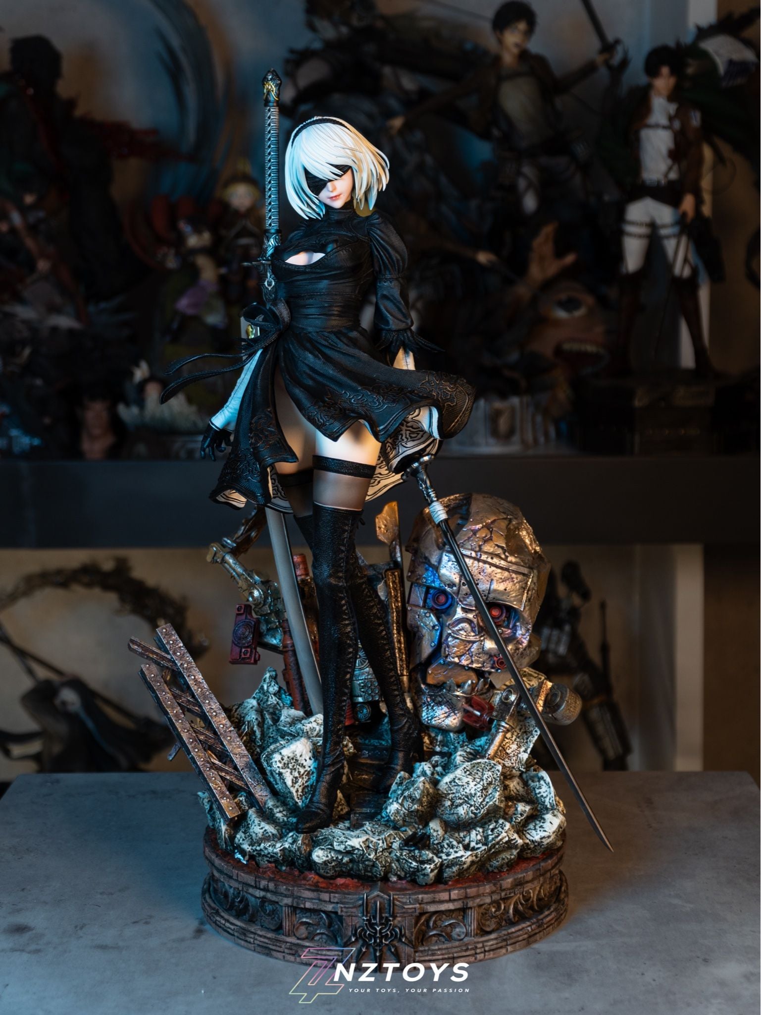 2B - Nier Automata - Imagination Studio resin statue Imagination Studio anime figure
