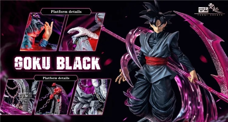 Yunqi Studio - Black Goku resin statue yunqi studio anime figure