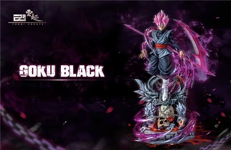 Yunqi Studio - Black Goku resin statue yunqi studio anime figure