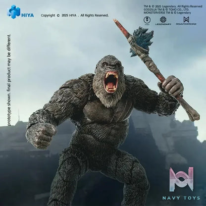 Hiya Toys – EXQUISITE BASIC series Godzilla vs. Kong Kong 2.0 Action Figure (Licensed)
