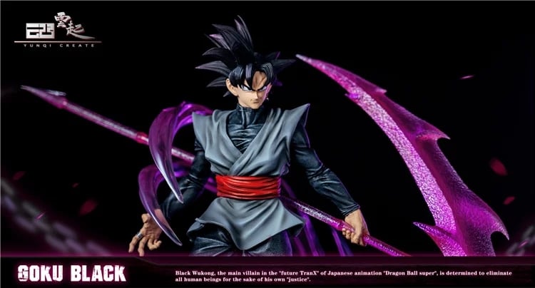 Yunqi Studio - Black Goku resin statue yunqi studio anime figure