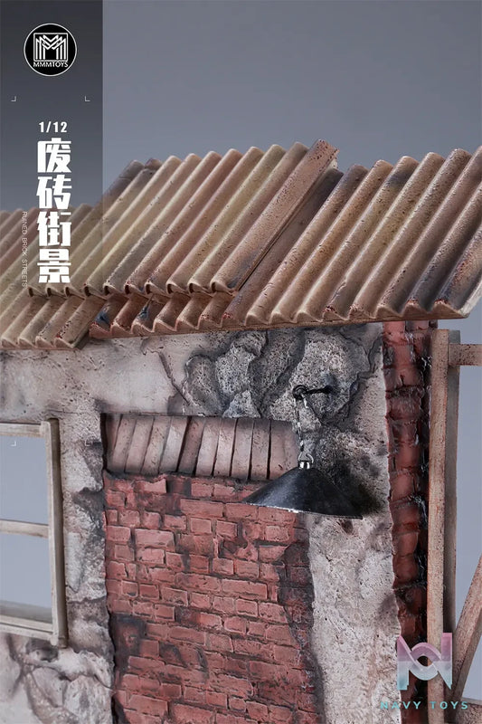MMMTOYS – 1/12 Abandoned Brick Street Diorama Base M2508 (Licensed)