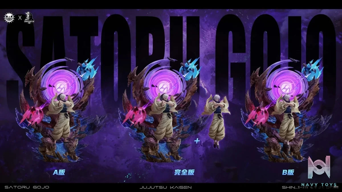 ZanyJoke Studio & Temple Studio - Jujutsu Kaisen S01 Gojo Satoru, the Battle of the Demon Realm Shinjuku resin statue Navy Toys anime figure