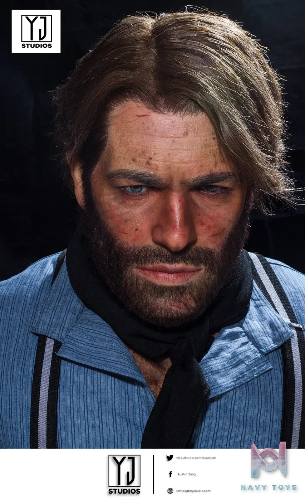 YJ Studio – Arthur Morgan 1/1 Bust Red Dead Redemption 2
