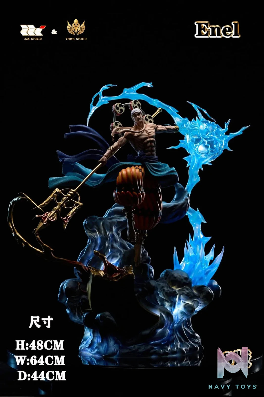 Enel resin statue Verve Studio x Zzk Studio anime figure