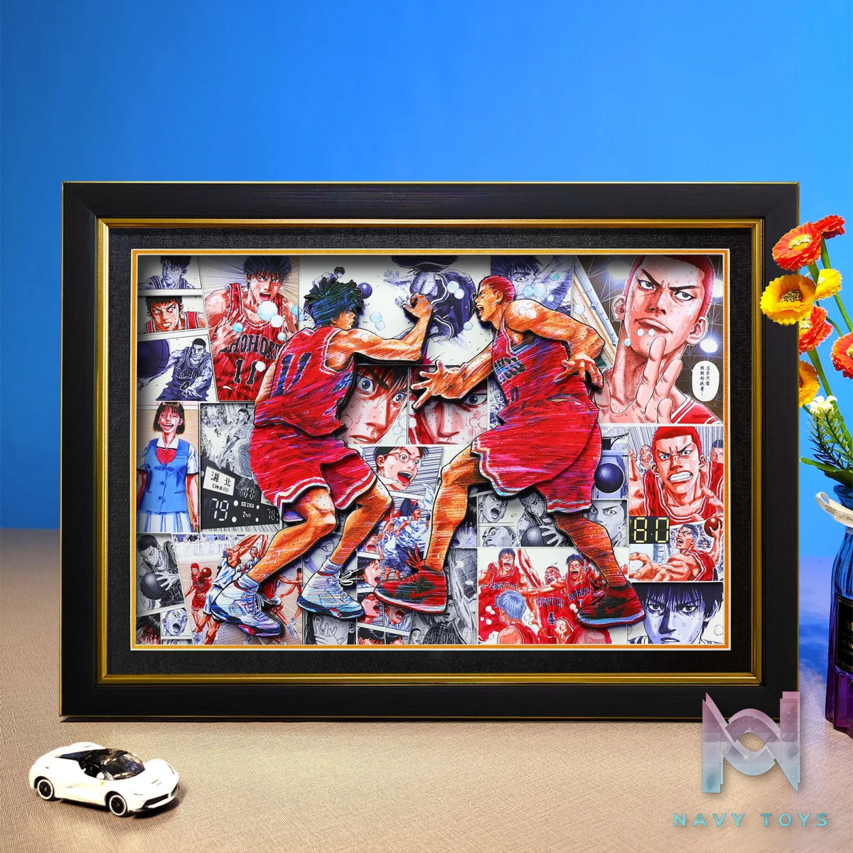 Yu Zhi Jiang Studio – Slam Dunk Multiple Characters Series #4 3D Decorative Painting Slam Dunk