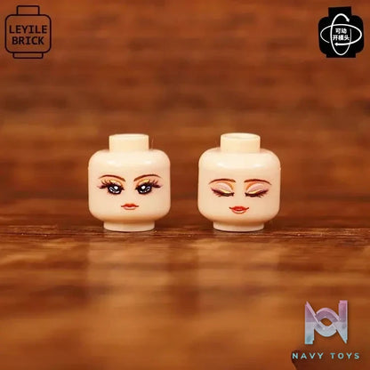 LEYILEBRICK Studio – Cute Girl Posable Head #04 Original