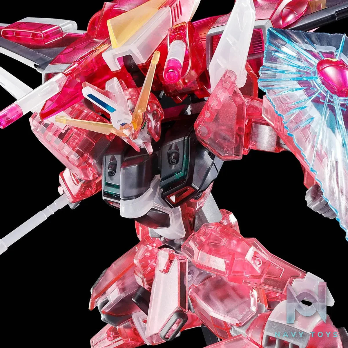 BANDAI SPIRITS – HG Mobile Suit Gundam SEED DESTINY Infinite Justice Gundam Clear Color Version (Licensed)