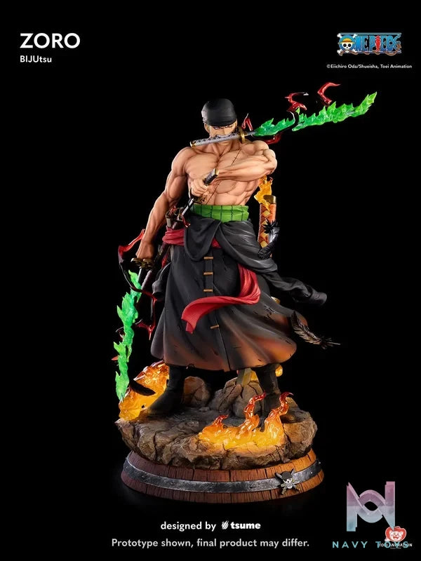Tsume Studio - One Piece 1/4 Zoro BIJUtsu (Licensed) resin statue Navy Toys anime figure