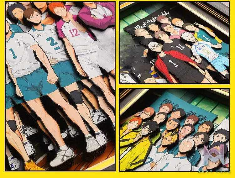Yu Zhi Jiang Studio – Haikyu!! Multiple Characters Series #04 3D Decorative Painting Haikyu!!