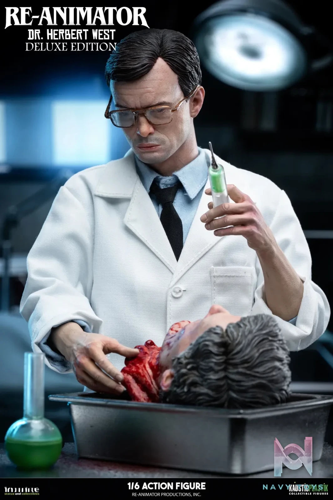 Infinite Statue – RE-ANIMATOR DOCTOR HERBERT WEST 1/6 ACTION FIGURE (Licensed)