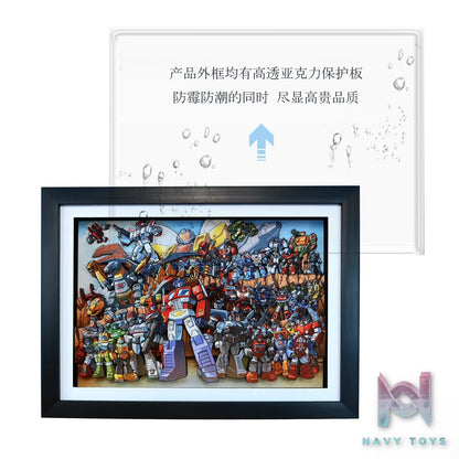 KALA HOME Studio – Transformers Multiple Characters #01 3D Decorative Painting Transformers