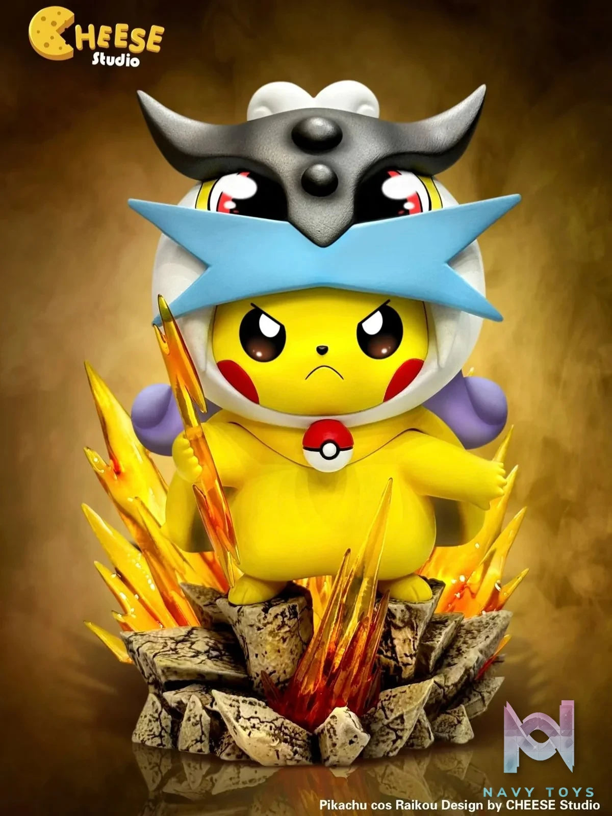 Pikachu Cosplay Three sacred - Pokemon - Cheese Studio resin statue Cheese Studio anime figure