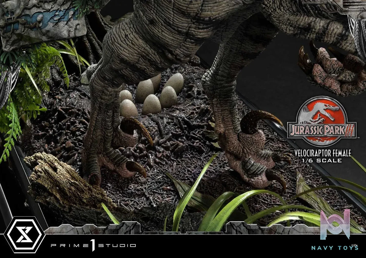 Prime 1 Studio – Legacy Museum Collection Jurassic Park III (Film) Velociraptor Female LMCJP-11 LMCJP-11S (Licensed)