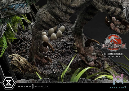 Prime 1 Studio – Legacy Museum Collection Jurassic Park III (Film) Velociraptor Female LMCJP-11 LMCJP-11S (Licensed)