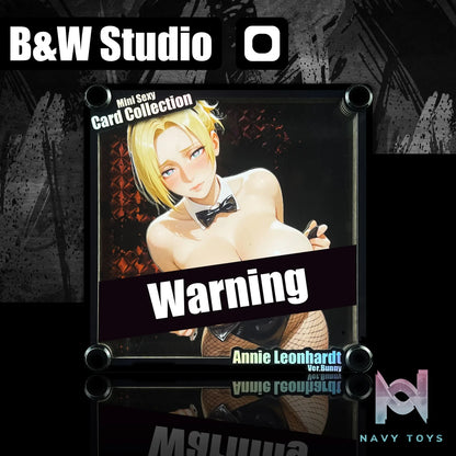 B&W Studio – Mini Prism Card Annie Leonhart Ver.Bunny MNSC-005A MNSC-005B MNSC-005C Attack On Titan