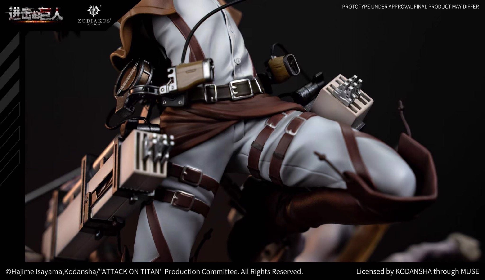 Mikasa Ackerman - Attack On Titan - Zodiakos Studio resin statue zodiakos studio anime figure