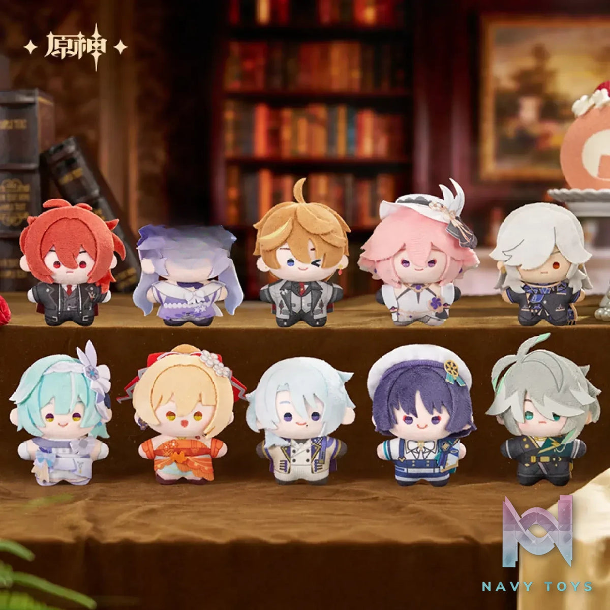 miHoYo – Splendid Banquet Series Q Version Plush Charm Blind Box Full Set (Licensed)