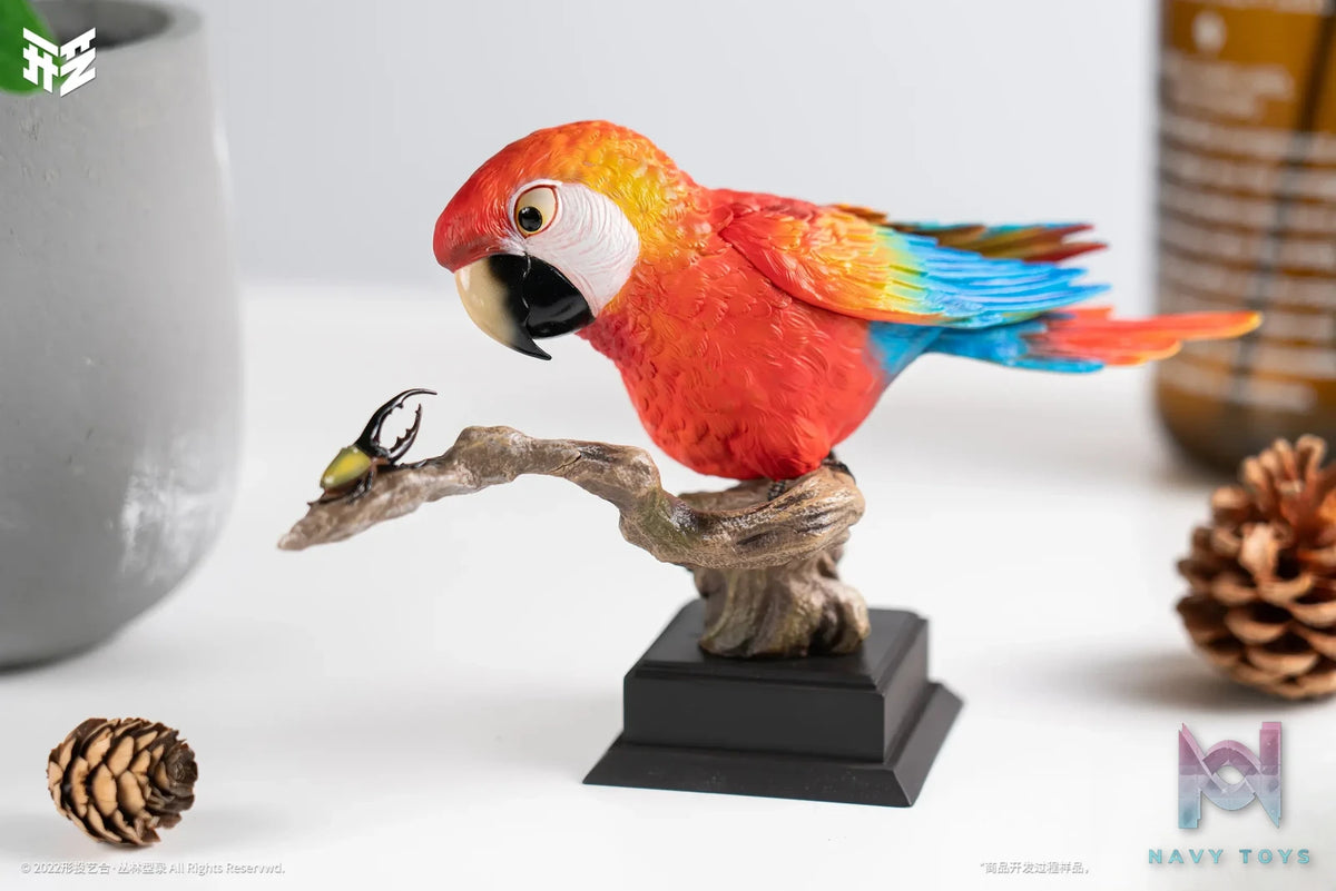 Xing Tou Yi He Studio – Jungle Catalog 002 Ara macao Scarlet Macaw Koddy (Licensed)