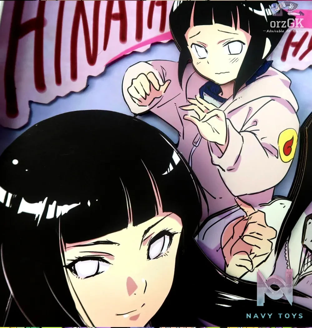 KALA HOME Studio – Hinata Hyuga 3D Decorative Painting Naruto