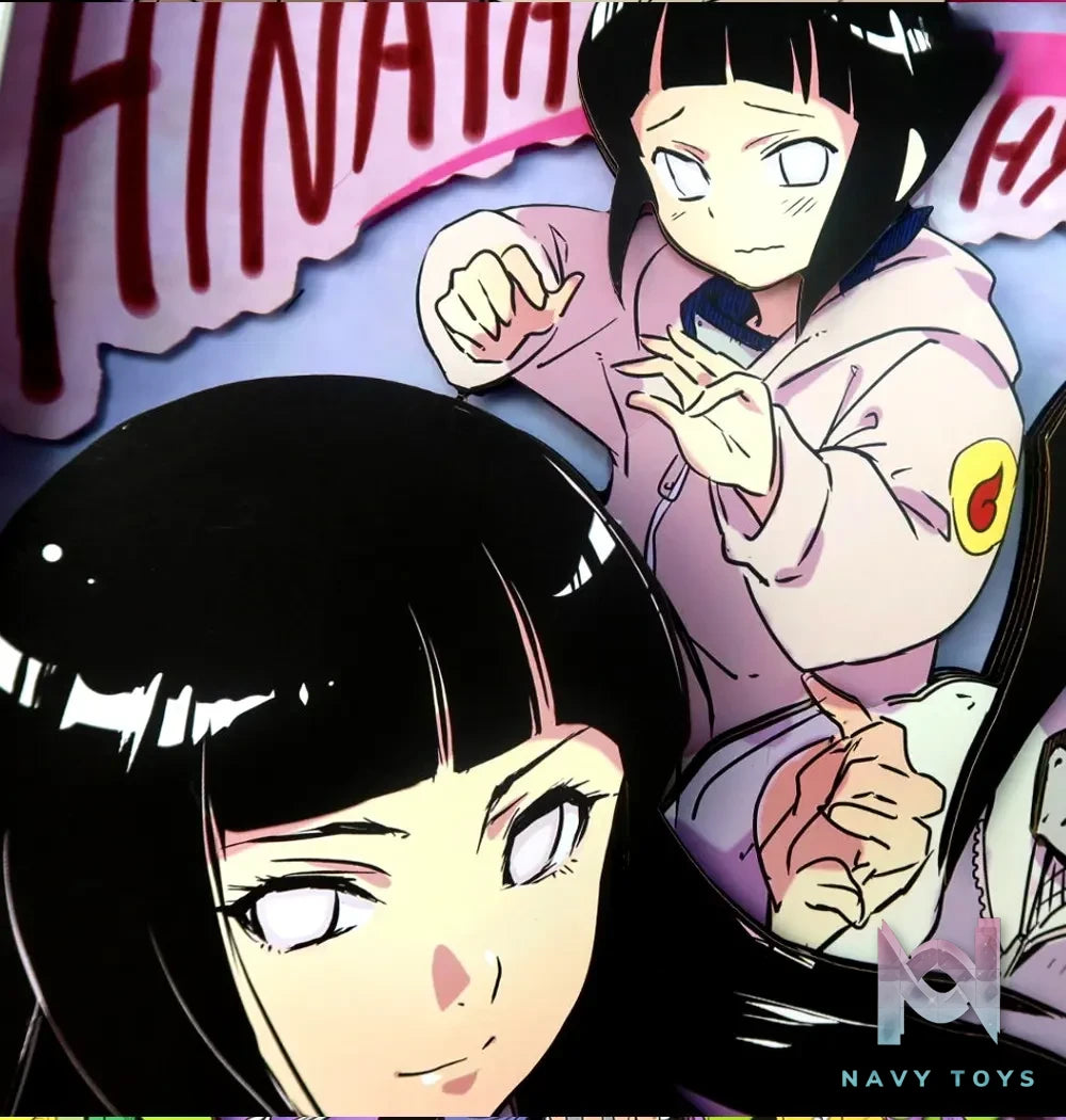 KALA HOME Studio – Hinata Hyuga 3D Decorative Painting Naruto