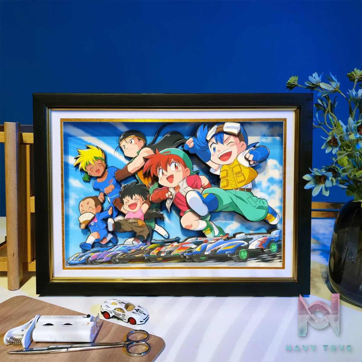 Yu Zhi Jiang Studio – Multiple Characters Series #2 3D Decorative Painting Bakusou Kyoudai Let’s & Go!!